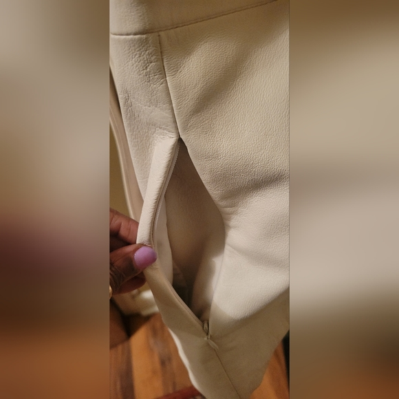 Women's Wilsons Pelle Studio White/Cream Leather Blazer, Coat - Picture 8 of 10